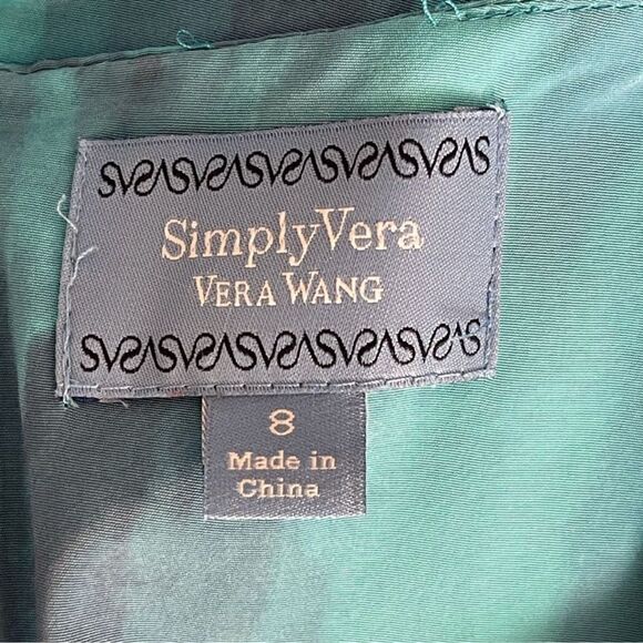 Simply Vera Vera Wang Blue Dress size 8 - Picture 3 of 6